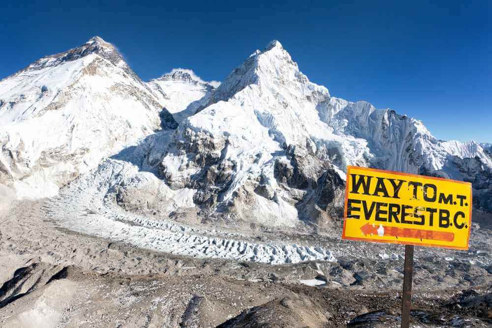 Height of Mount Everest