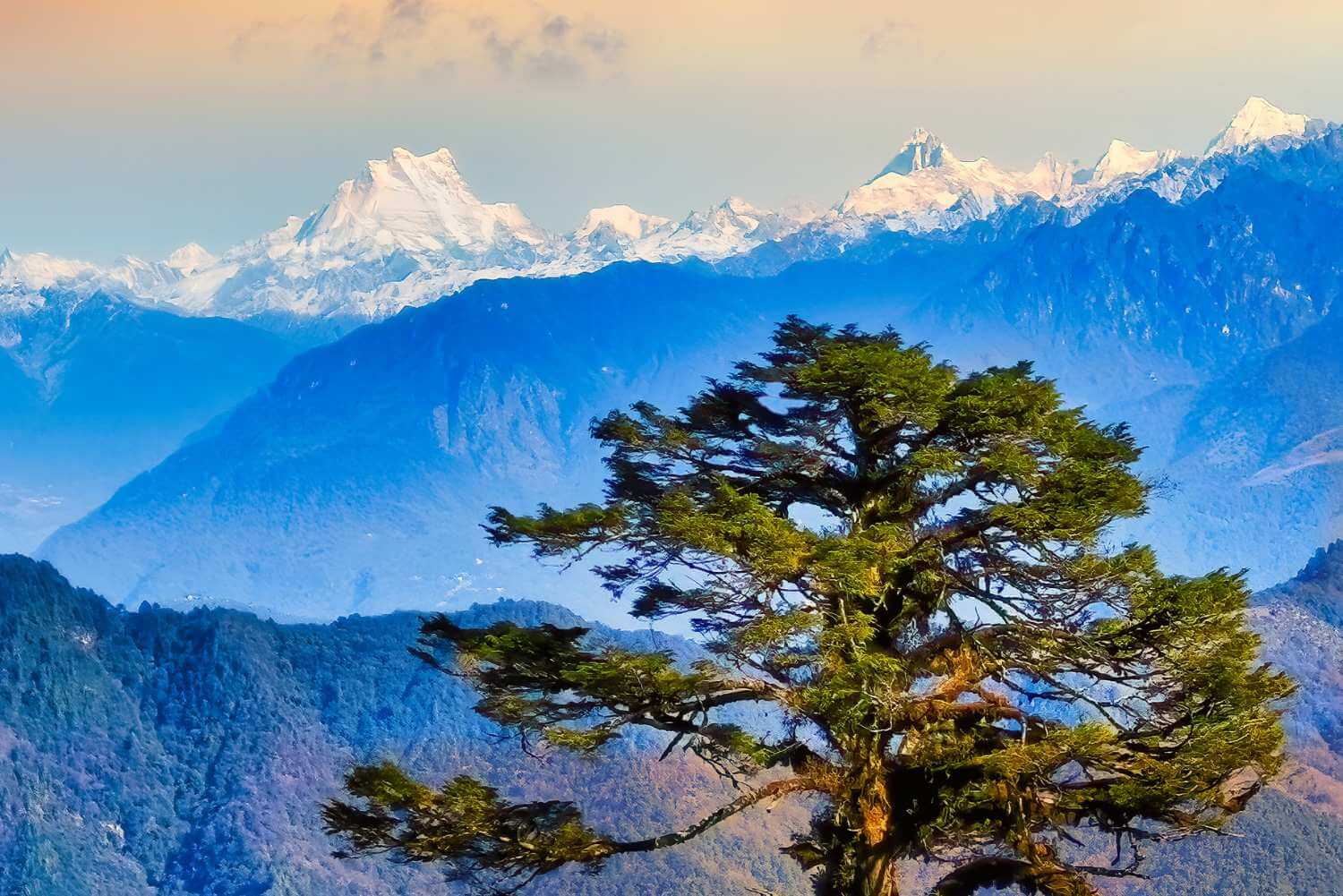 Highest Peak of Bhutan: